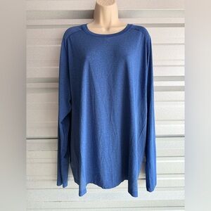 Men’s Lululemon Athletica Metal Vent Tech Blue Long Sleeve Tee Size XXL
